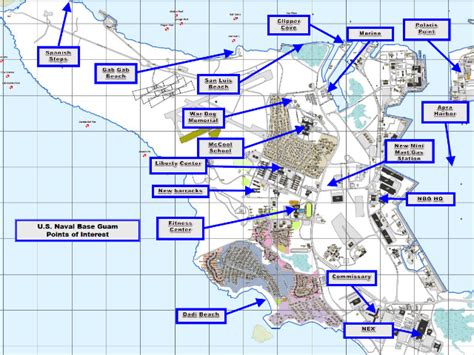 map of naval base guam.